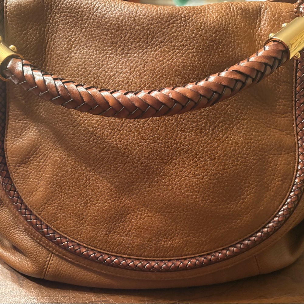 Vintage Michael Kors  leather bag in Saddle pebble leather